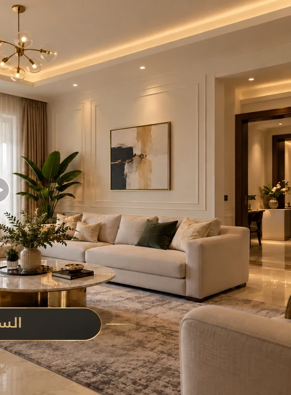 بعد الدهان والتشطيب