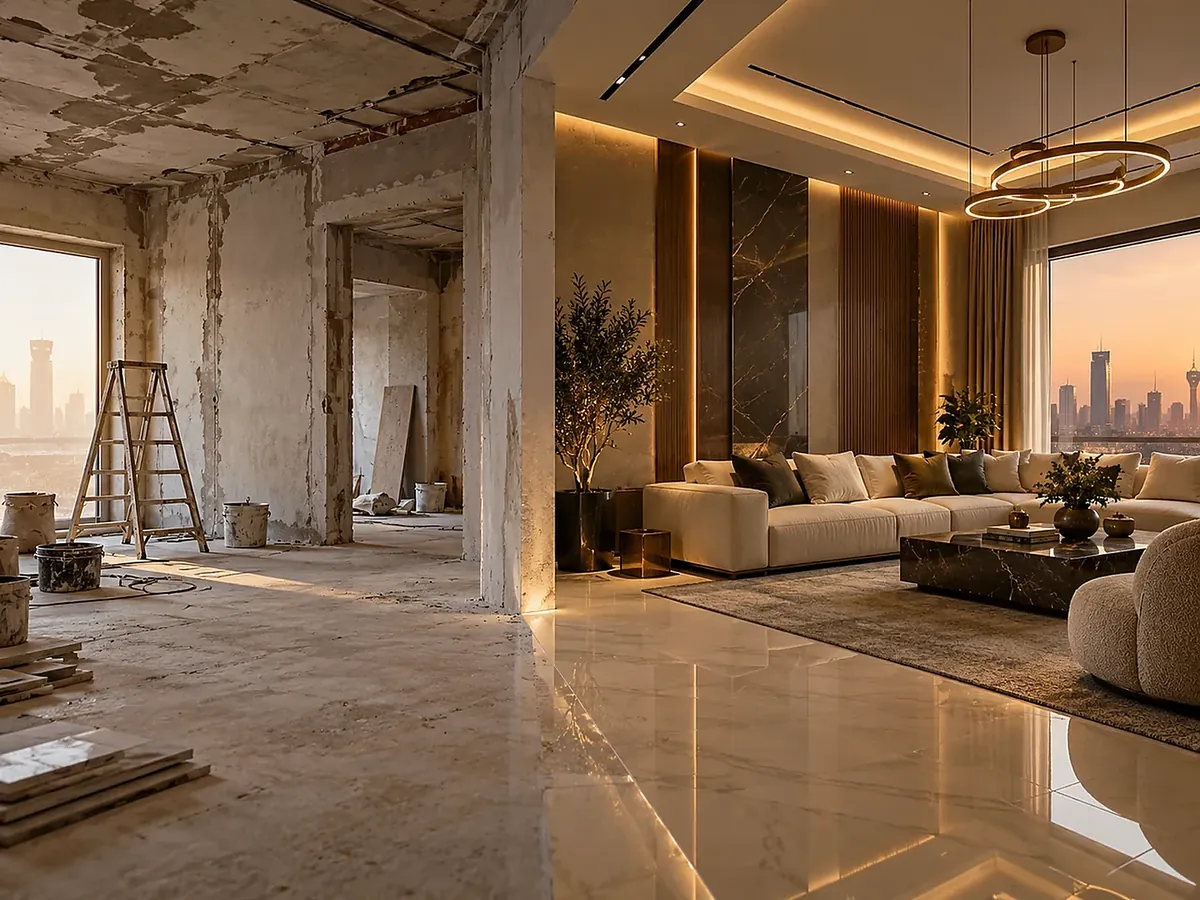 الترميم والتشطيب من السهارج